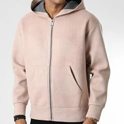 Meilleure affaire 🛒 Sweat Zippé Capuche UY931 Beige de Uniplay ⭐ -Uniplay Soldes uniplay 345031 UY931 BEIGE 20221025T151739 03