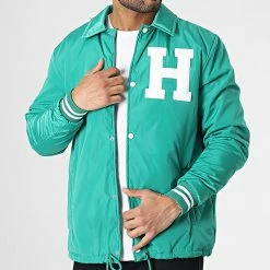 Grosses soldes ⌛ Veste Teddy VS-J14 Vert de Uniplay 👏