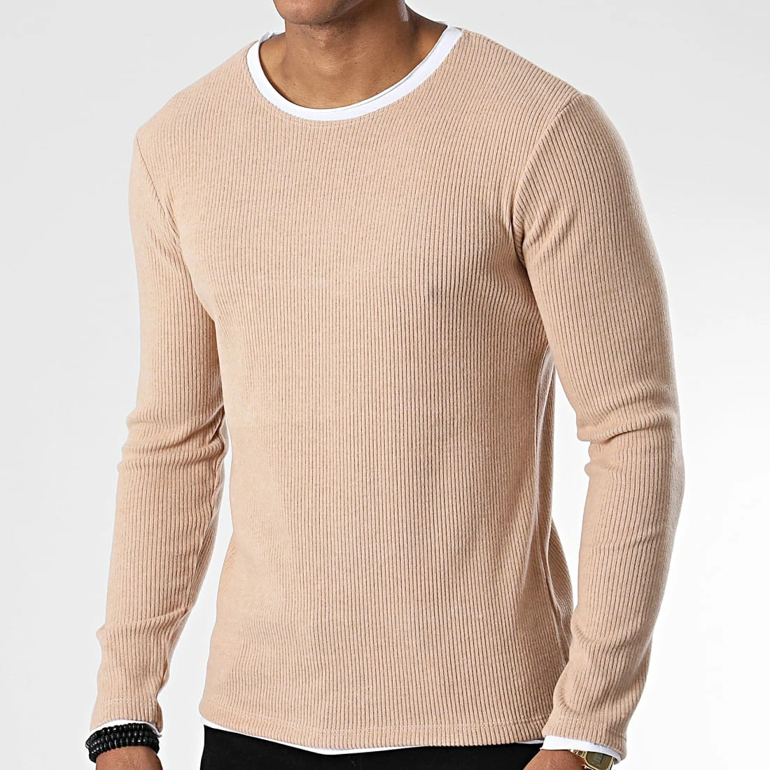 Meilleure vente 😉 Sweat Crewneck UY925 Beige de Uniplay 😀 5 Meilleure vente 😉 Sweat Crewneck UY925 Beige de Uniplay 😀 – Image 3