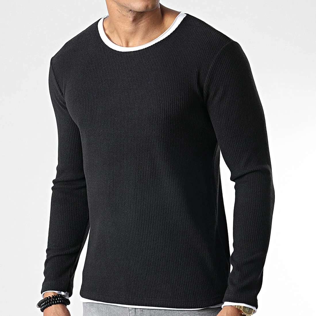 Promo ⌛ Sweat Crewneck UY925 Noir de Uniplay ✔️ 3 Promo ⌛ Sweat Crewneck UY925 Noir de Uniplay ✔️