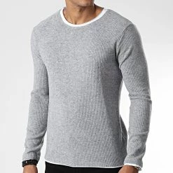 Coupon 🎁 Sweat Crewneck UY925 Gris Chiné de Uniplay 🧨