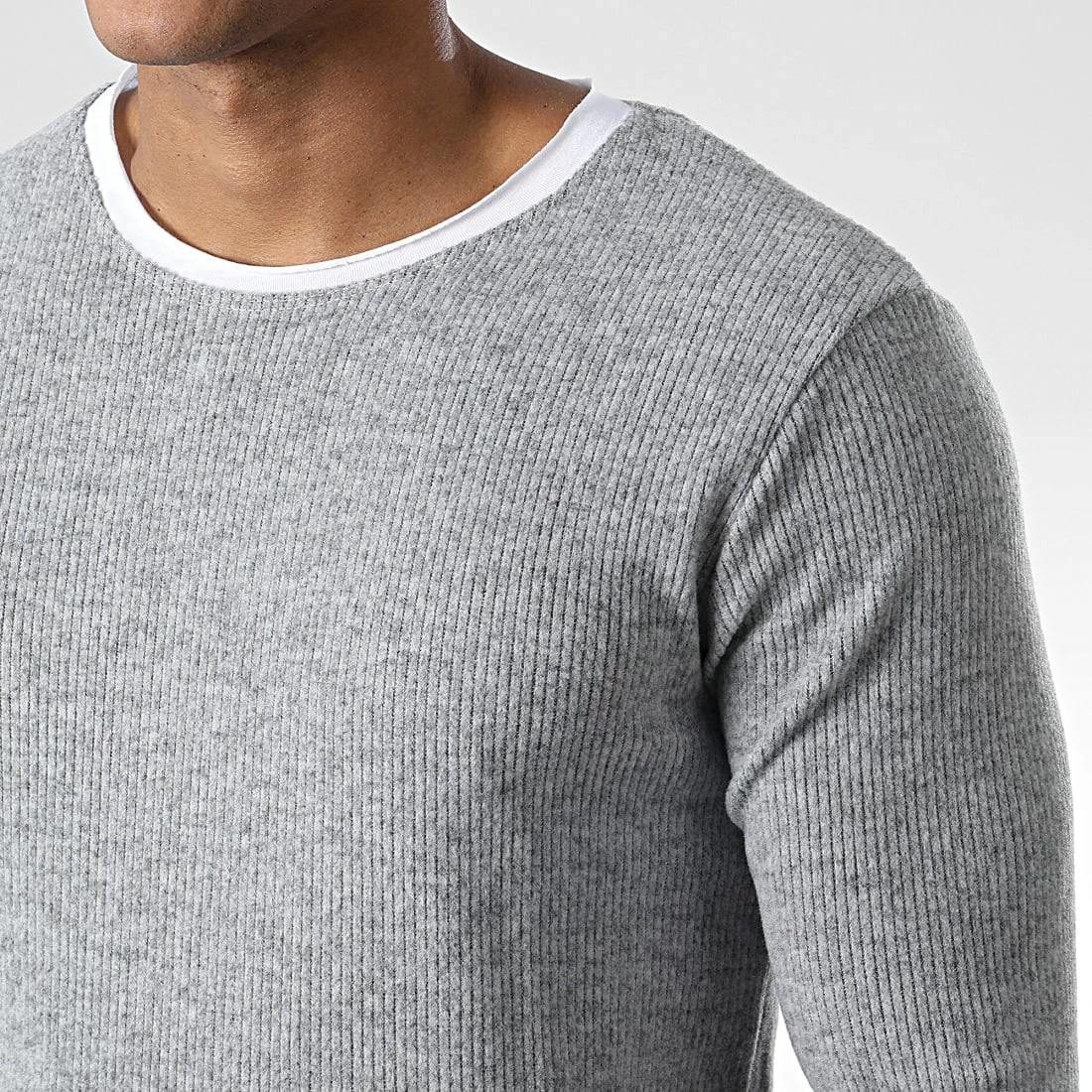 Coupon 🎁 Sweat Crewneck UY925 Gris Chiné de Uniplay 🧨 4 Coupon 🎁 Sweat Crewneck UY925 Gris Chiné de Uniplay 🧨 – Image 2