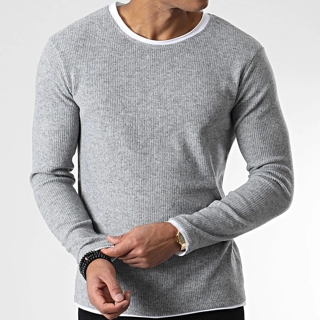 Coupon 🎁 Sweat Crewneck UY925 Gris Chiné de Uniplay 🧨 5 Coupon 🎁 Sweat Crewneck UY925 Gris Chiné de Uniplay 🧨 – Image 3