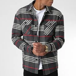 Meilleure vente ❤️ Surchemise A Carreaux C161 Gris Anthracite de Uniplay ❤️ 8 Meilleure vente ❤️ Surchemise A Carreaux C161 Gris Anthracite de Uniplay ❤️ -Uniplay Soldes uniplay 345066 UP C161 BLACK 20221025T152922 03