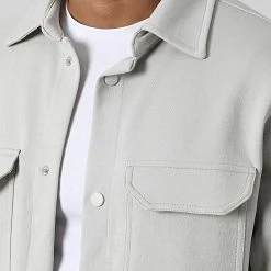 Top 10 💯 Chemise Manches Longues OTS-16 Gris de Uniplay ✔️ -Uniplay Soldes uniplay 345069 OTS 16 GREY 20221025T153044 02