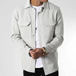 Top 10 💯 Chemise Manches Longues OTS-16 Gris de Uniplay ✔️ -Uniplay Soldes uniplay 345069 OTS 16 GREY 20221025T153045 03