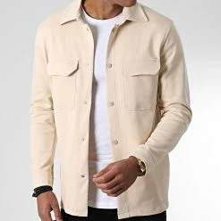 Remise 👏 Chemise Manches Longues OTS-16 Beige de Uniplay 💯 -Uniplay Soldes uniplay 345070 OTS 16 STONE 20221025T153030 03