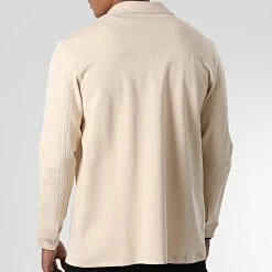 Remise 👏 Chemise Manches Longues OTS-16 Beige de Uniplay 💯 -Uniplay Soldes uniplay 345070 OTS 16 STONE 20221025T153031 04