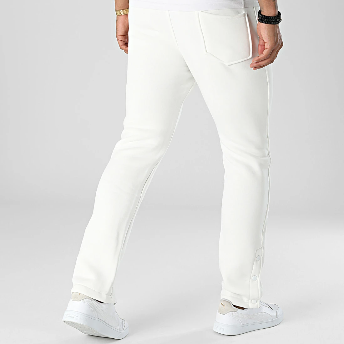 Le moins cher 🥰 Pantalon Jogging OTB 10 Blanc de Uniplay 👏 6 Le moins cher 🥰 Pantalon Jogging OTB 10 Blanc de Uniplay 👏 – Image 4