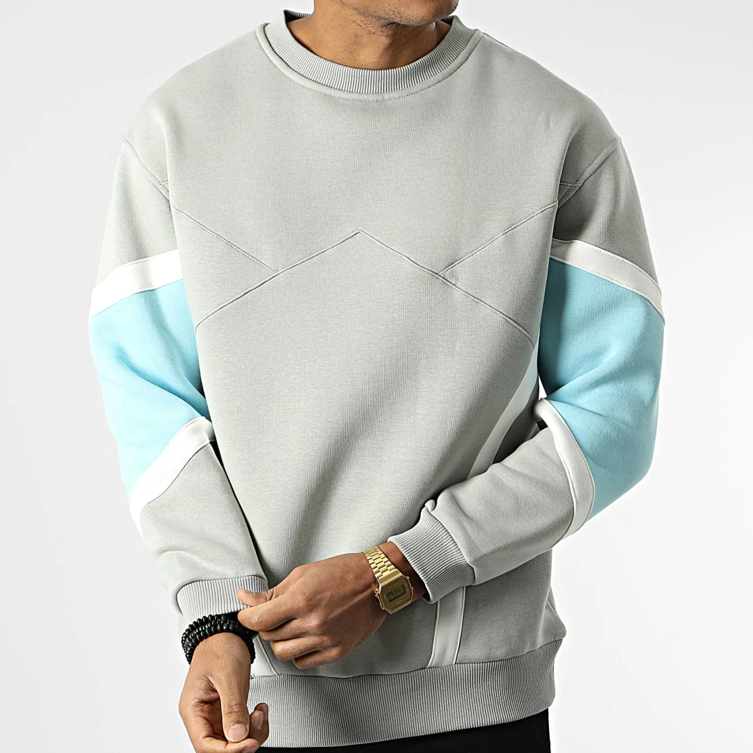 Top 10 ✔️ Sweat Crewneck OTS 5 Gris de Uniplay ⌛ 5 Top 10 ✔️ Sweat Crewneck OTS 5 Gris de Uniplay ⌛ – Image 3