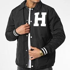 Top 10 ⌛ Veste Teddy VS-J14 Noir de Uniplay 😍 -Uniplay Soldes uniplay 345122 VS J14 BLACK WHITE 20221027T151535 03