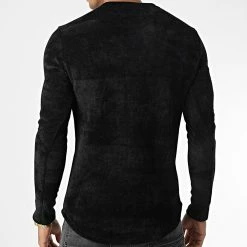 Budget ✨ Tee 👕 Shirt Manches Longues UP-T976 Noir de Uniplay 👏 -Uniplay Soldes uniplay 345189 UP T976 BLACK 20221027T151609 04