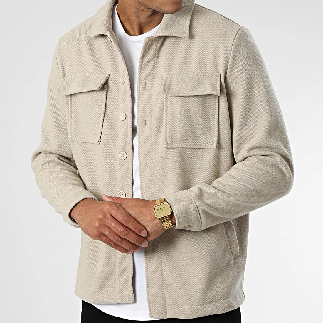 De gros 😍 Veste UP-T971 Beige de Uniplay 🔔 3 De gros 😍 Veste UP-T971 Beige de Uniplay 🔔