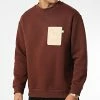 Coupon 😀 Sweat Crewneck OTS 4 Marron de Uniplay 🛒 -Uniplay Soldes uniplay 345224 OTS 4 BROWN 20221027T151105 01