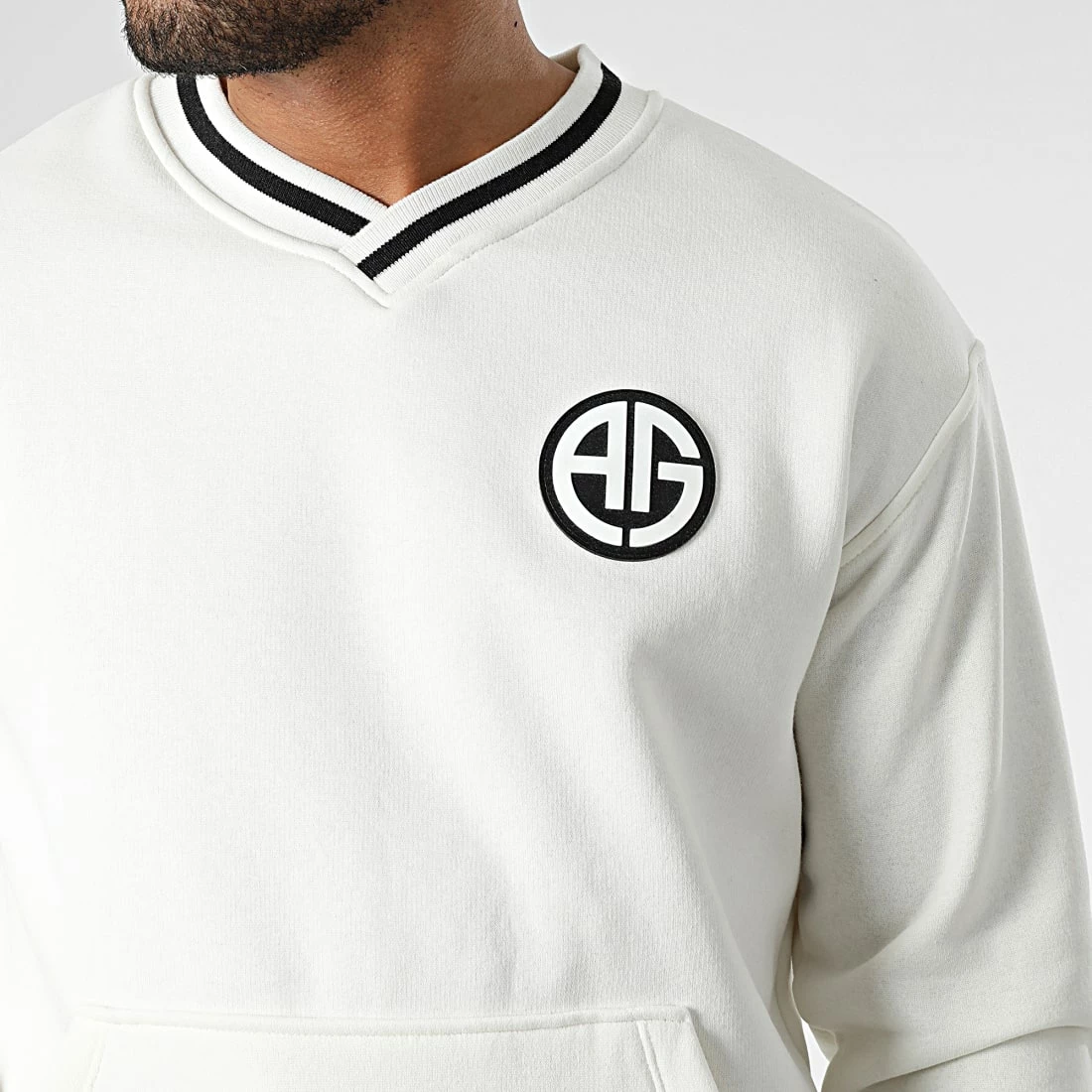 Promo 🥰 Ensemble De Survetement Eso 7 Blanc de Uniplay 🧨 4 Promo 🥰 Ensemble De Survetement Eso 7 Blanc de Uniplay 🧨 – Image 2