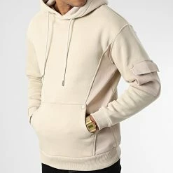 Offres 🧨 Sweat Capuche OTS 13 Beige de Uniplay 🎉