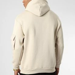 Offres 🧨 Sweat Capuche OTS 13 Beige de Uniplay 🎉 -Uniplay Soldes uniplay 345229 OTS 13 STONE 20221027T150920 04