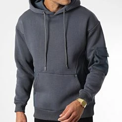 Meilleure vente ⭐ Sweat Capuche OTS 13 Gris Souris de Uniplay ⭐