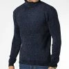 Remise 😀 Pull Col Roulé CR-089 Bleu Marine de Uniplay 👏 -Uniplay Soldes uniplay 345242 CR 089 NAVY BLUE 20221025T161634 01