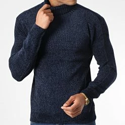 Remise 😀 Pull Col Roulé CR-089 Bleu Marine de Uniplay 👏 8 Remise 😀 Pull Col Roulé CR-089 Bleu Marine de Uniplay 👏 -Uniplay Soldes uniplay 345242 CR 089 NAVY BLUE 20221025T161637 03