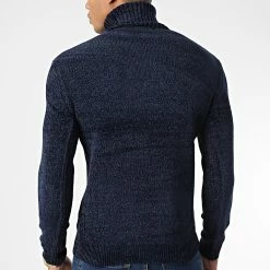 Remise 😀 Pull Col Roulé CR-089 Bleu Marine de Uniplay 👏 9 Remise 😀 Pull Col Roulé CR-089 Bleu Marine de Uniplay 👏 -Uniplay Soldes uniplay 345242 CR 089 NAVY BLUE 20221025T161638 04