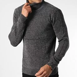 Promo 🤩 Pull Col Roulé CR-089 Gris de Uniplay 🧨 -Uniplay Soldes uniplay 345243 CR 089 LTBROWN 20221027T151317 03