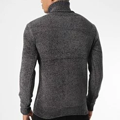 Promo 🤩 Pull Col Roulé CR-089 Gris de Uniplay 🧨 -Uniplay Soldes uniplay 345243 CR 089 LTBROWN 20221027T151318 04