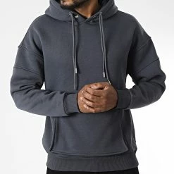 Bon marché 🤩 Sweat Capuche OTS 14 Gris Anthracite de Uniplay ⭐