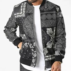 Meilleure affaire 🔔 Veste Zippée SH-62 Noir Bandana de Uniplay 🔥 -Uniplay Soldes uniplay 345251 SH 62 BLACK 20221028T155804 03
