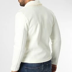 Budget 😉 Veste Zippée SH-58 Blanc de Uniplay 🛒 -Uniplay Soldes uniplay 345252 SH 58 CREAM 20221028T160419 04
