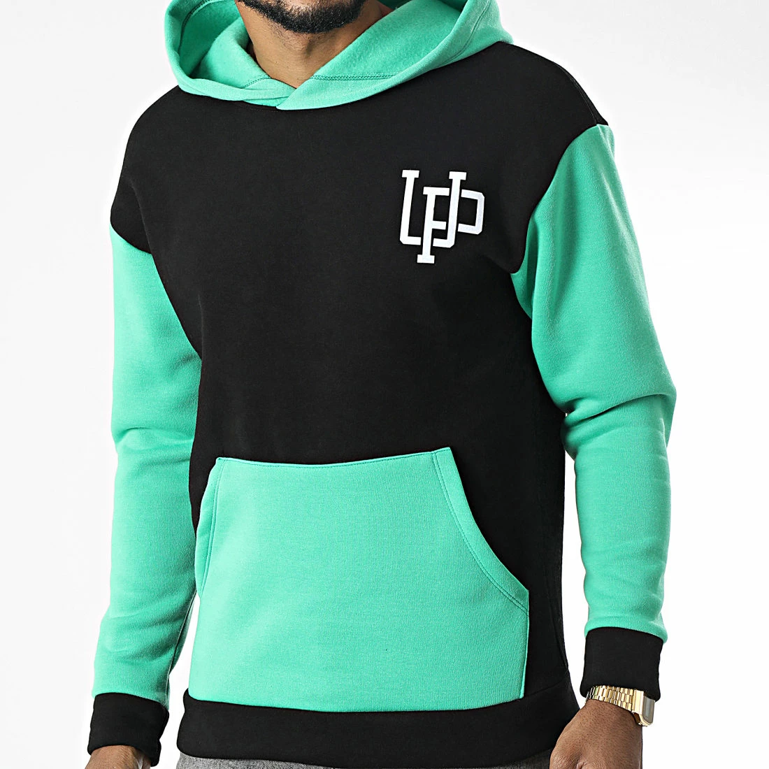 Le moins cher 🧨 Sweat Capuche UY941 Noir Vert de Uniplay 🔥 3 Le moins cher 🧨 Sweat Capuche UY941 Noir Vert de Uniplay 🔥