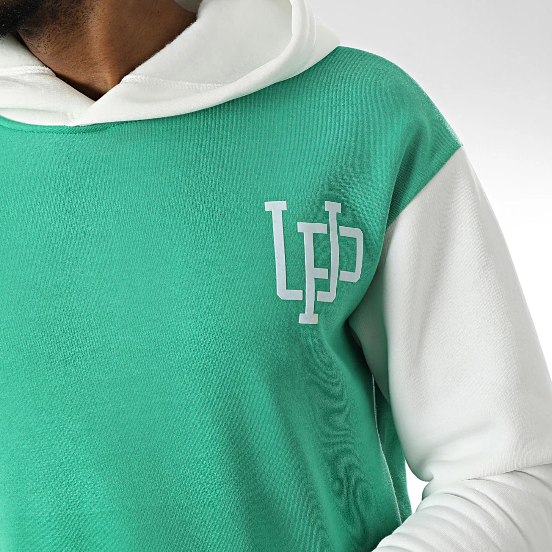 Vente flash 🥰 Sweat Capuche UY941 Vert Blanc de Uniplay 🔔 4 Vente flash 🥰 Sweat Capuche UY941 Vert Blanc de Uniplay 🔔 – Image 2