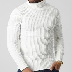 Meilleure affaire 🎉 Pull Col Roulé CR-090 Blanc de Uniplay 🥰 -Uniplay Soldes uniplay 346627 CR 090 WHITE 20221103T160929 03