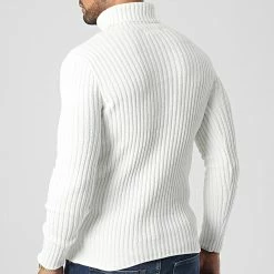 Meilleure affaire 🎉 Pull Col Roulé CR-090 Blanc de Uniplay 🥰 -Uniplay Soldes uniplay 346627 CR 090 WHITE 20221103T160930 04