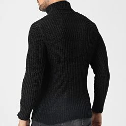 Bon marché 🔔 Pull Col Roulé CR-090 Noir de Uniplay 🥰 -Uniplay Soldes uniplay 346628 CR 090 BLACK 20221103T161639 04