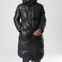 Sortie 🎁 Doudoune Longue A Capuche VS-J11 Noir de Uniplay 😉 -Uniplay Soldes uniplay 346631 VS J11 BLACK 20221103T162035 05