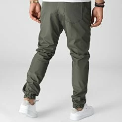 Nouveau 🔥 Jogger Pant OTB-7 Vert Kaki de Uniplay 😉 -Uniplay Soldes uniplay 348350 OTB 7 KHAKI 20221118T151858 04