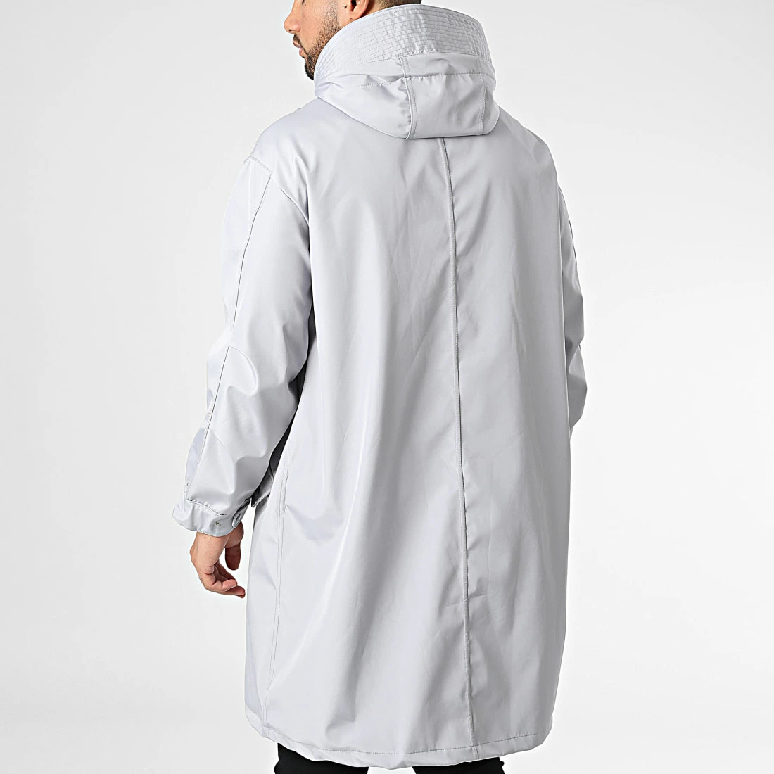 Le moins cher 🔥 Veste Longue Zippée Capuche JOT-1 Gris Clair de Uniplay 🤩 6 Le moins cher 🔥 Veste Longue Zippée Capuche JOT-1 Gris Clair de Uniplay 🤩 – Image 4