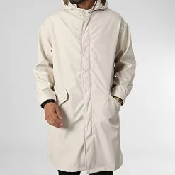 Le moins cher ✔️ Veste Longue Zippée Capuche JOT-1 Beige de Uniplay 😍 -Uniplay Soldes uniplay 348355 JOT 1 STONE 20221122T160355 03