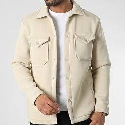 Sortie ✨ Surchemise OTS-18 Beige de Uniplay 👏 -Uniplay Soldes uniplay 348362 OTS 18 STONE 20221122T160335 03