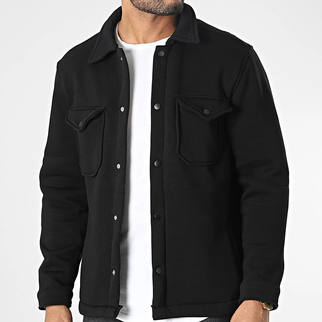 Meilleur prix 👏 Surchemise OTS-18 Noir de Uniplay 🌟 5 Meilleur prix 👏 Surchemise OTS-18 Noir de Uniplay 🌟 – Image 3