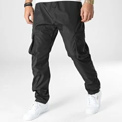 Vente flash ✨ Pantalon Cargo OTB-8 Noir de Uniplay 👏
