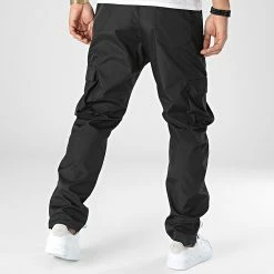 Vente flash ✨ Pantalon Cargo OTB-8 Noir de Uniplay 👏 -Uniplay Soldes uniplay 348366 OTB 8 BLACK 20221118T152856 04