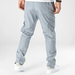 Remise ⌛ Pantalon Cargo OTB-8 Gris de Uniplay 🧨 -Uniplay Soldes uniplay 348367 OTB 8 GREY 20221118T152016 04