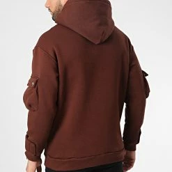Acheter 🧨 Sweat Capuche OTS-7 Marron de Uniplay ✨ -Uniplay Soldes uniplay 348371 OTS 7 BROWN 20221122T155537 04