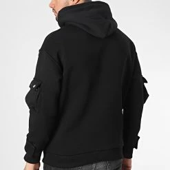 Remise 🧨 Sweat Capuche OTS-7 Noir de Uniplay 😉 -Uniplay Soldes uniplay 348372 OTS 7 BLACK 20221124T143544 04