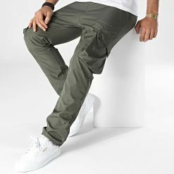 Promo ✔️ Pantalon Cargo OTB-8 Vert Kaki de Uniplay 🎁 -Uniplay Soldes uniplay 348398 OTB 8 KHAKI 20221118T151603 03