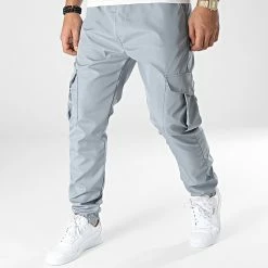 Top 10 ❤️ Pantalon Cargo OTB-9 Gris de Uniplay 👍