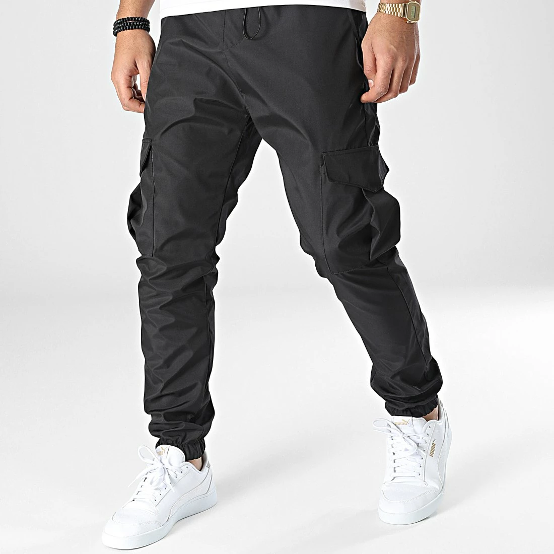 De gros ⌛ Pantalon Cargo OTB-9 Noir de Uniplay 🥰 3 De gros ⌛ Pantalon Cargo OTB-9 Noir de Uniplay 🥰