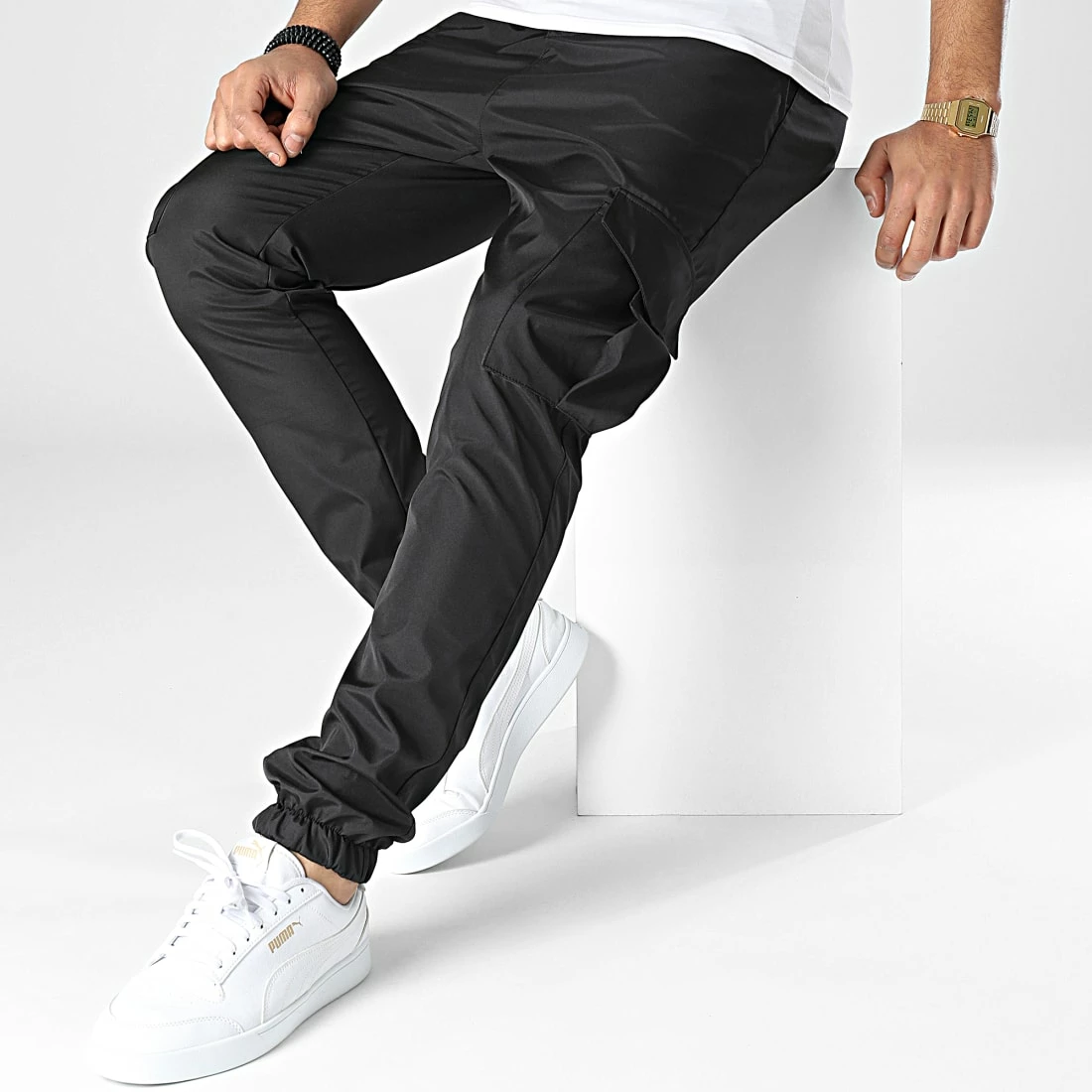 De gros ⌛ Pantalon Cargo OTB-9 Noir de Uniplay 🥰 5 De gros ⌛ Pantalon Cargo OTB-9 Noir de Uniplay 🥰 – Image 3